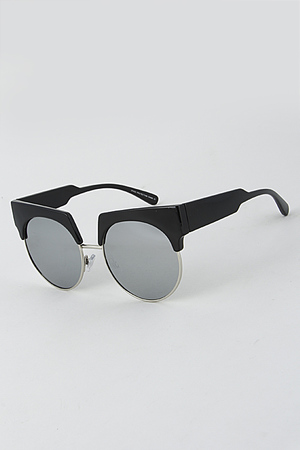 Thick Frame Reflective Summer Sunglasses